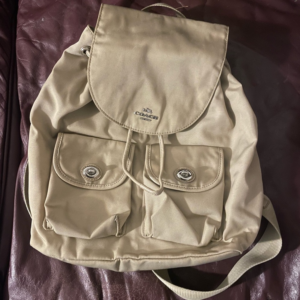 Coach back pack style bag. In perfect condition!